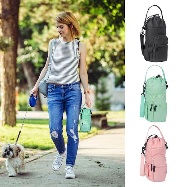 Vesipullon kantolaukku Crossbody vesipullolaukku PINK Pink