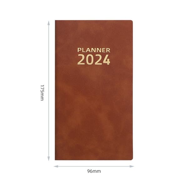 Schemabok Agendabok BRUN Brown