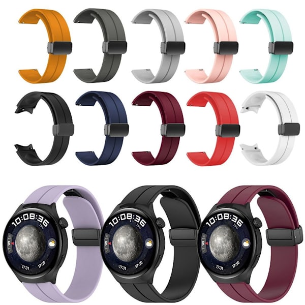 20mm Silikone Rem Til Samsung Galaxy Watch GUL 20MM yellow 20mm