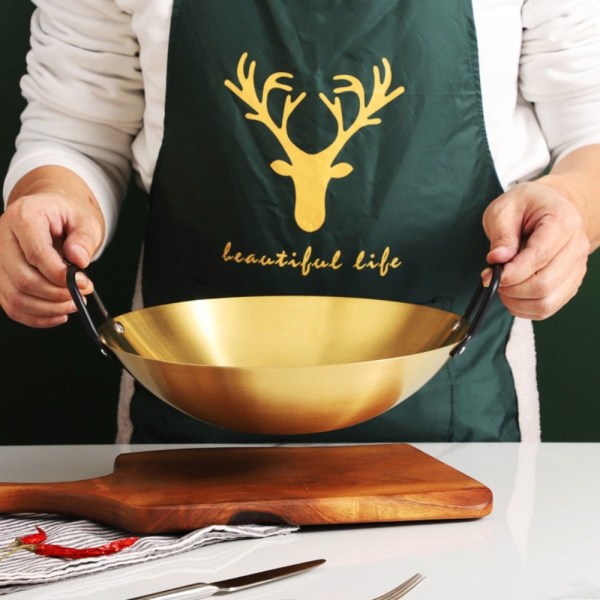 Wok Pan Stekgryta GULD 22CM Gold 22cm