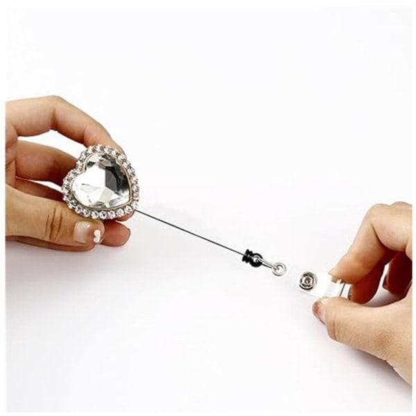 Nyckelring Badge Holder Badge Reel