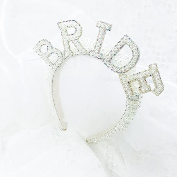 Pearl Headband Bride -hiusnauhat 5 5 5