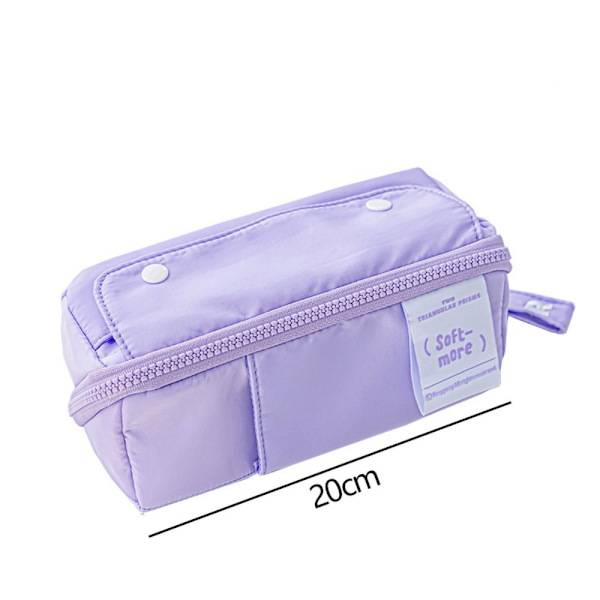 Glidelås Blyantveske Skrivesaker ROSA pink