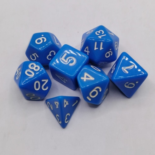 7 kpl / set DND Dice Polyhedral Dice STYLE 5 STYLE 5 Style 5