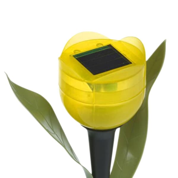 2 stk. Tulipan Solcelle GUL Yellow