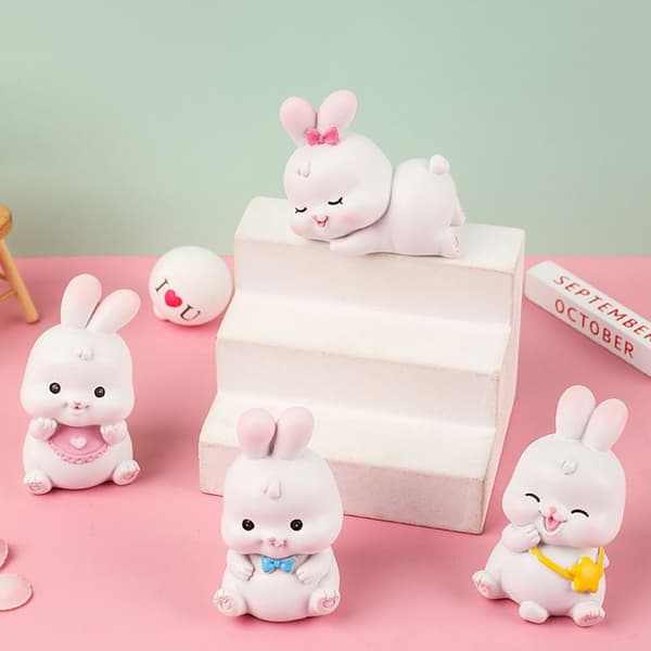 Bunny Car Ornaments Bildekorasjon A A A