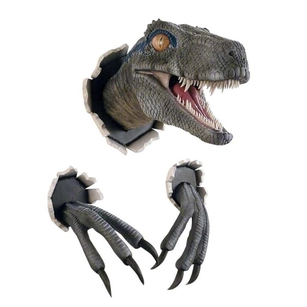 Dinosaurieskulptur monterad dinosauriedekor 4 4 4