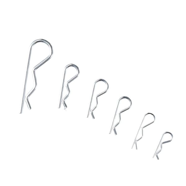 150 Stk Splint R Shape Clips Hårnåle Silver