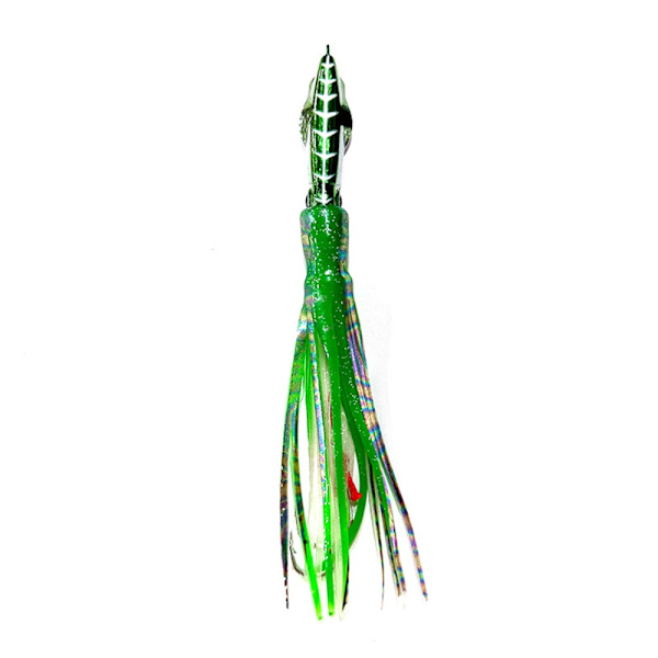 Saltwater Octopus Bait Squid Skirt Lure GREEN 100G 100G Green 100G-100G