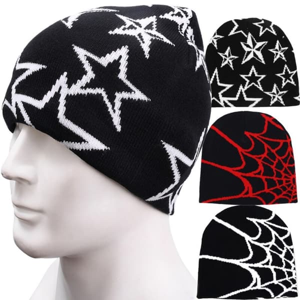 Pentagram Knit Hat Beanie 3 3 3