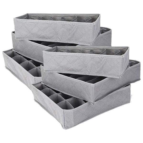 6st Förvaringslåda Organizer Förvaringslåda Underkläder Divider