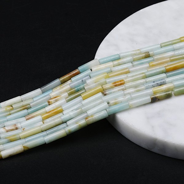 13x4mm luonnonkiviputkihelmi tee-se-itse koruja 7 7 7