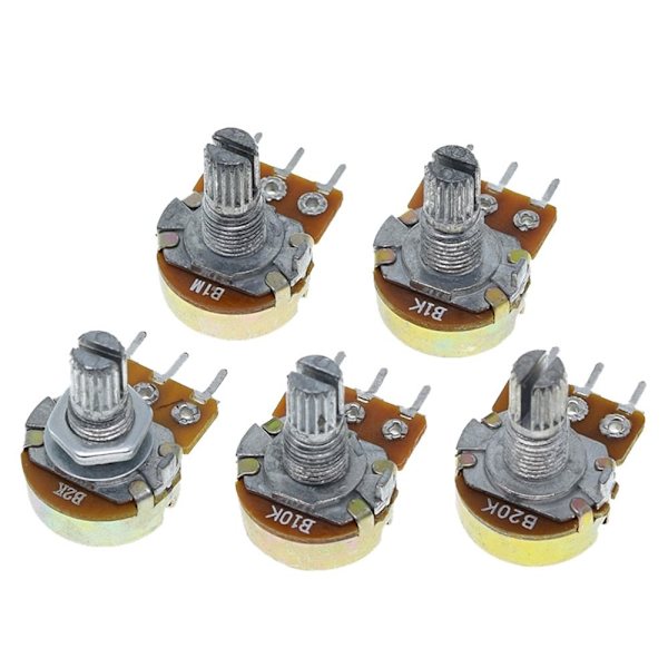 10 kpl lineaarinen potentiometri WH148N WH148 10 kpl B100K-15MM 10 kpl 10pcs B100K-15mm