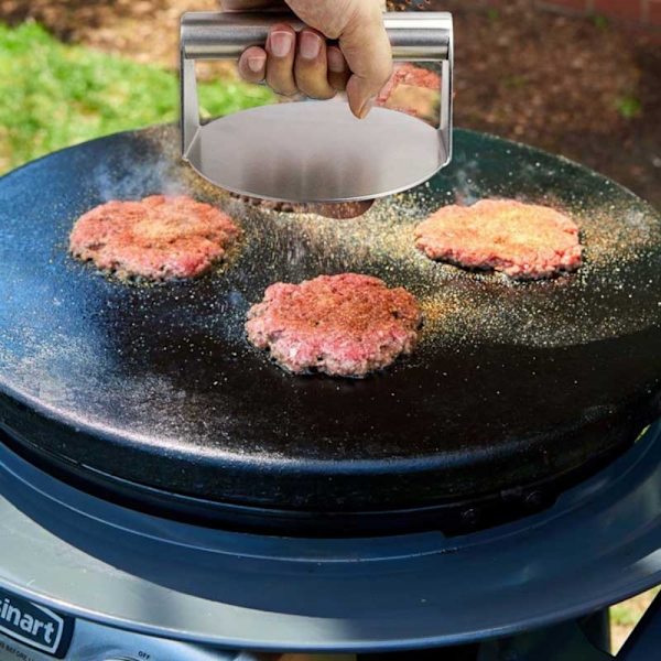 Rustfrit stål Kødpresse Burger Press 2 2 2