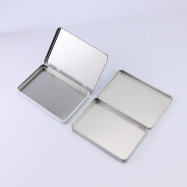 2 kpl Metallinen suorakaiteen muotoinen säilytyslaatikko, rautainen säilytyslaatikko 1 kpl 1 kpl 1 pc