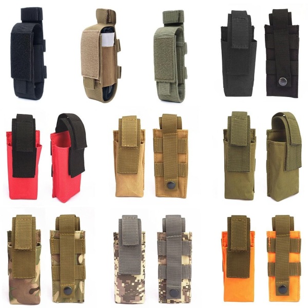 Tactical Molle Hållare Ficklampa Nylon 1 1 1