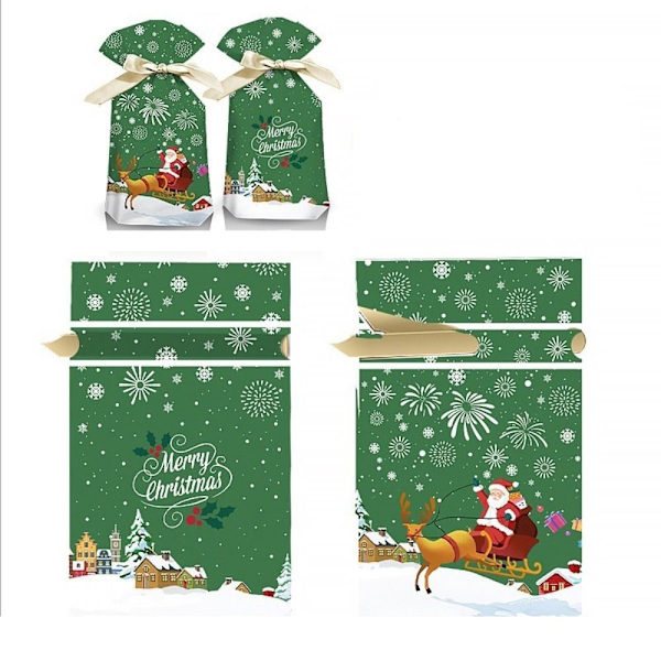 50 kpl Xmas karkkipussit Keksipussit 2 2 2