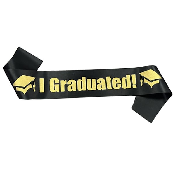 2023 Graduation Sash Valmistunut Satin SILVER Silver
