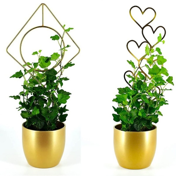 Plant Trellis Heart Rund Støtte HJERTE HJERTE heart