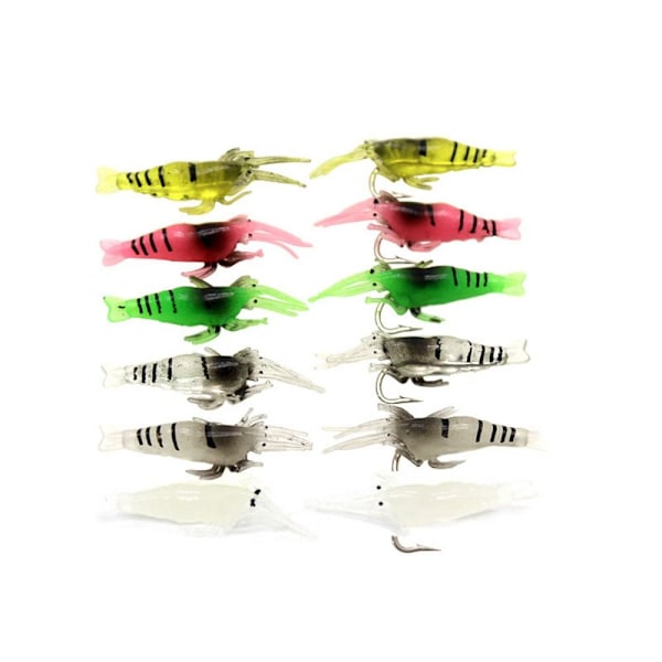10 STK Fiskelokk Rekelokk GUL INGEN KROK INGEN KROK yellow no hook-no hook