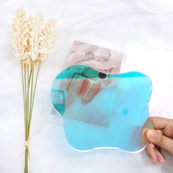 2stk Irregular Coasters Cup Matts CLEAR Clear