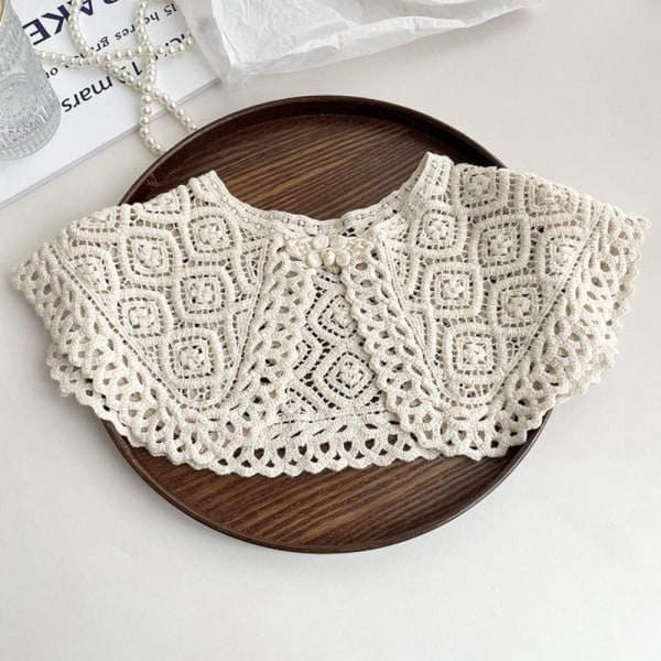 Lace falsk krage dame topp krage A A A