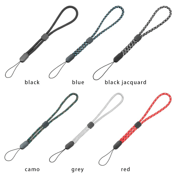 5stk Phone Lanyard Halskæde Håndledsrem BLÅ blue