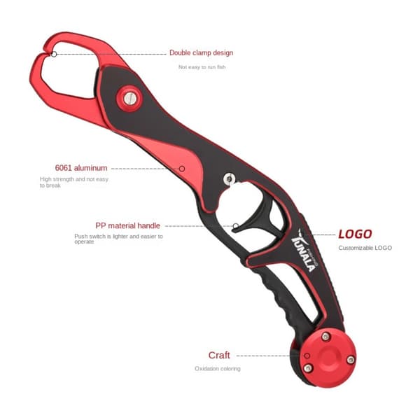Fisk Lip Grip Fiskegreb SORT Black