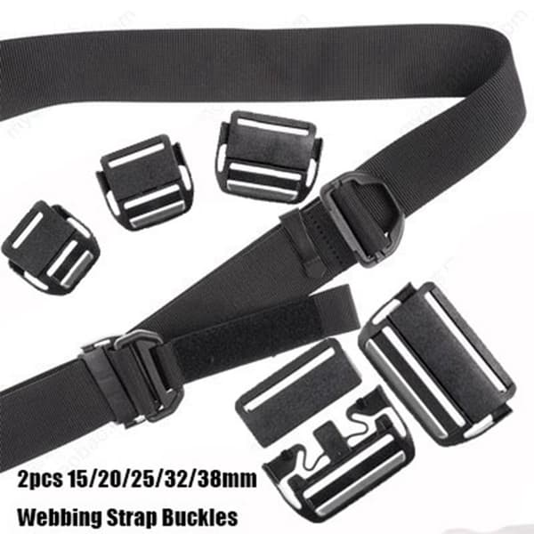 2st Webbing Rem Spänne Slider Fastener 32MM 32mm