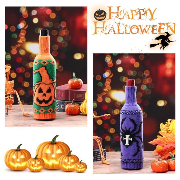 Halloween cover Vinflaskfodral 2 2 2