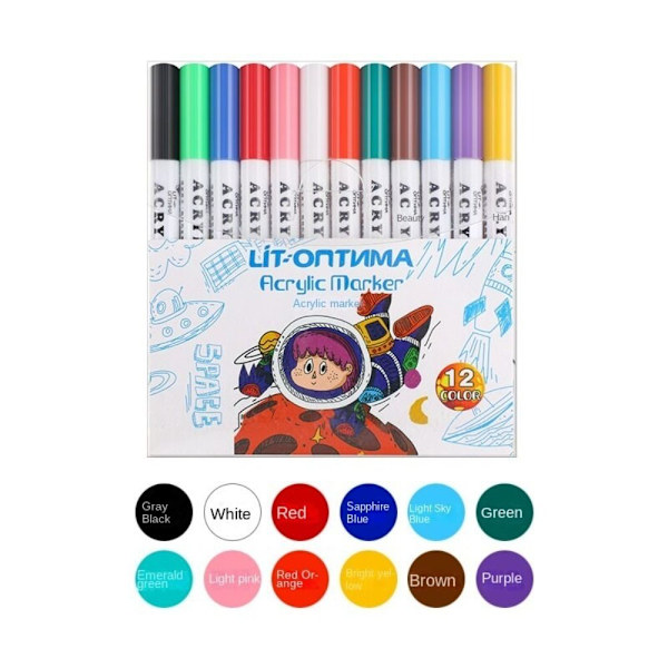 12/24 STK Marker Penne Paint Marker 12 STK 12 STK 12pcs