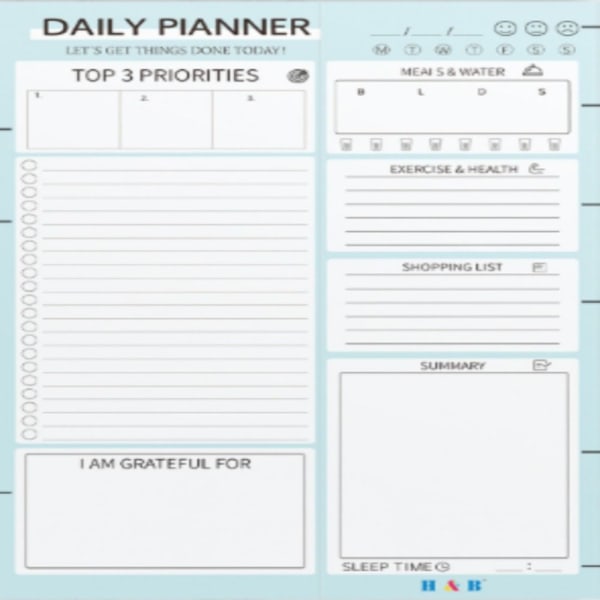 60 ark Notepad Notebook Planner