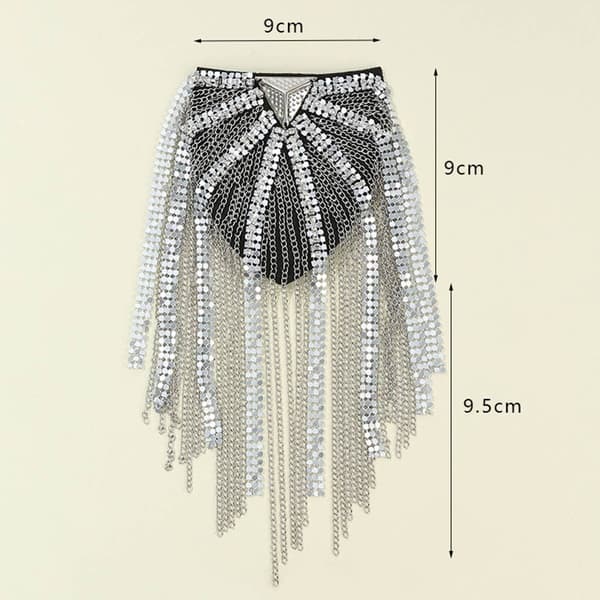 Kvast Epaulet Broche SØLV Silver