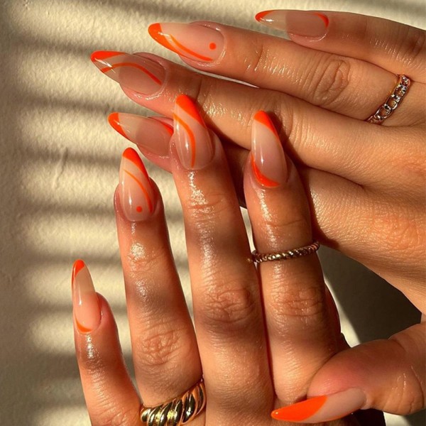 24st False Nail Full Cover W215