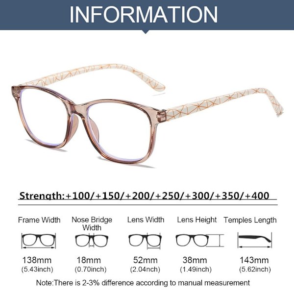 Lesebriller Briller BROWN STRENGTH 250 Brown Strength 250