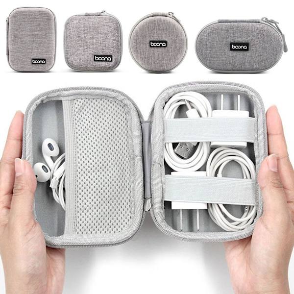Digital opbevaringstaske USB-kabeltasker SORT STYLE 1 STYLE 1 black Style 1-Style 1