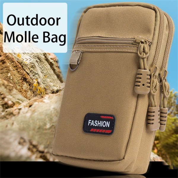 Molle Veske Midje Fanny Pack Mobiltelefonveske ARMY GREEN army green