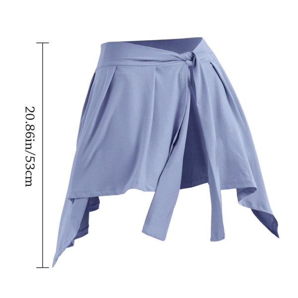 Ballet nederdel dekorativ falsk skjorte BLÅ BLÅ Blue