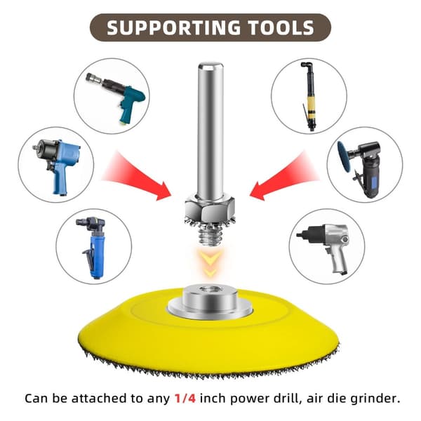 5-pack Polersvamp Vaxning Buffing Kit Bilpoleringsborr