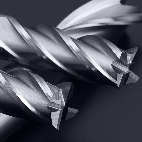 8 Stk End Mill Bits Lige Skaft Bore Bits Skæring Fræsning