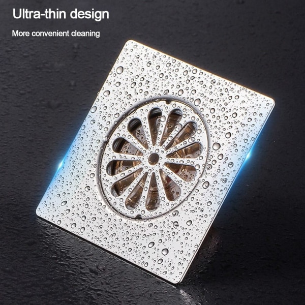 Badeværelse Gulvafløb Afløbsdæksel 9X9CM 9x9cm