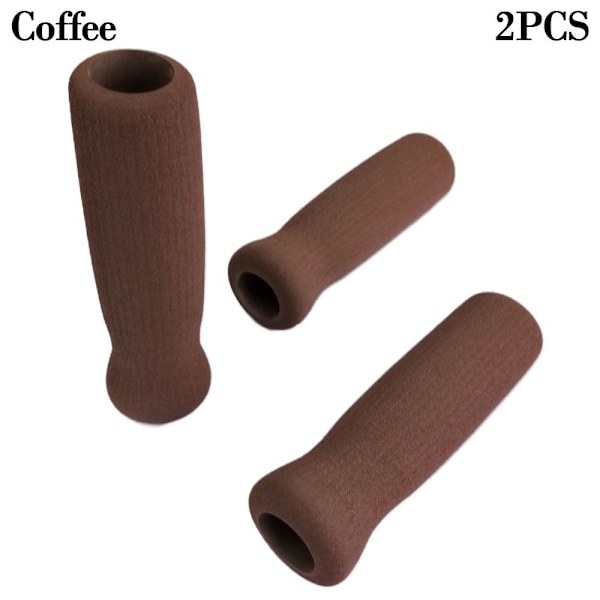 2stk EVA Håndstang Svamp Klatrepinnedeler KAFFE 2STK Coffee 2pcs