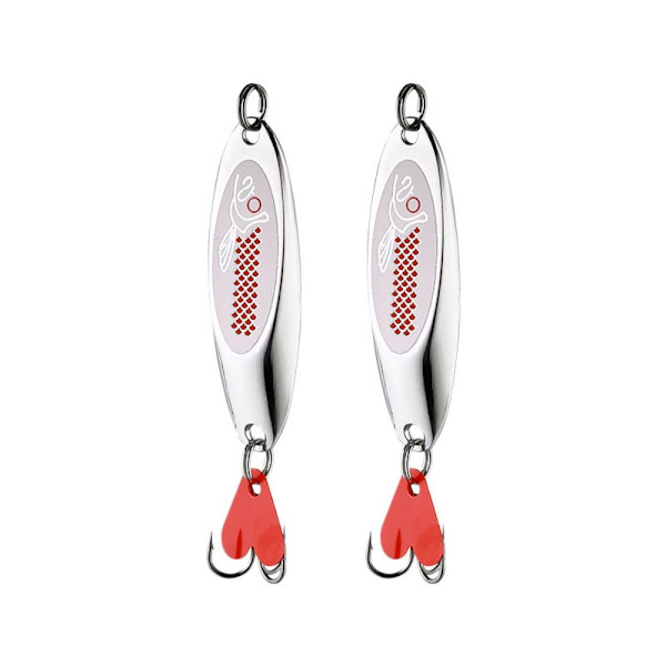 8 Stk/Sæt Geringspailletter Metal Lure Fiskeri Lure Ske Lure 8Pcs/Set