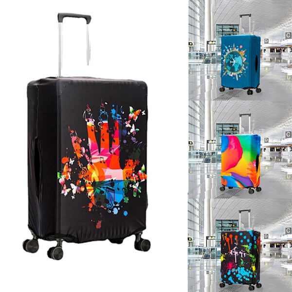 Fargerikt grafitti bagasjedeksel Elastisk bagasjedeksel LC C LC