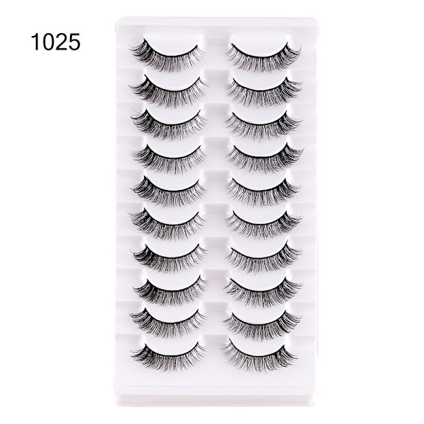 10 par Manga Lashes Lösögonfransar