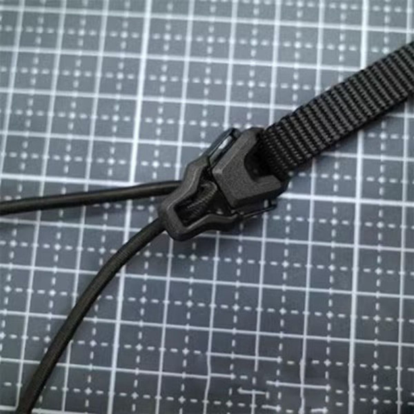 2kpl Sivusta vapautuvat soljet Kaareva solki Paracord-rannekorun lukko