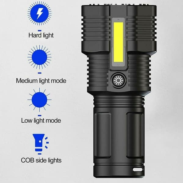 LED lommelygte Strong Light Camping Lanterne