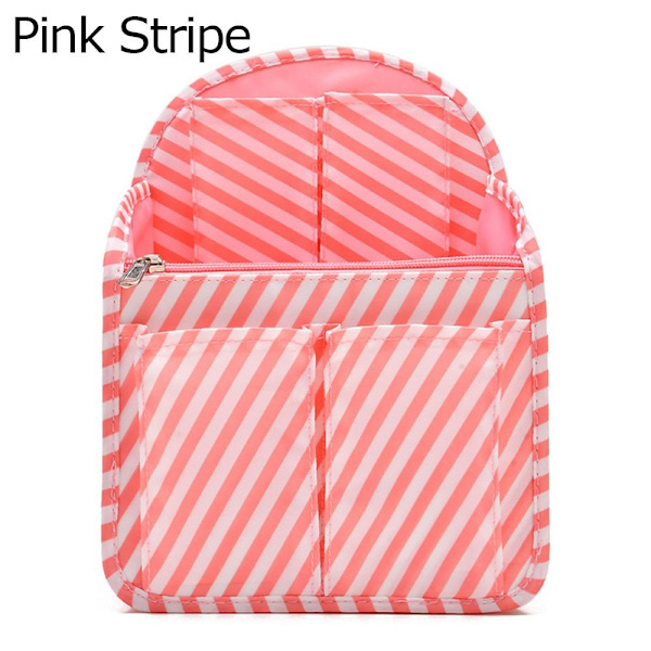 Ryggsekk Innsats Bag Oppbevaringspose ROSA STRIPE ROSA STRIPE Pink Stripe