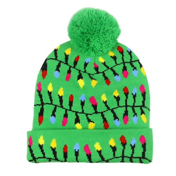 Julhattar med LED Light Up Beanie 3 3
