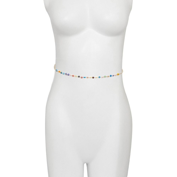 Bohemia Bead Midjekedja Sommarpärlor Midjeband Body Smycken